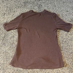 Tight brown shirt from the website Shein